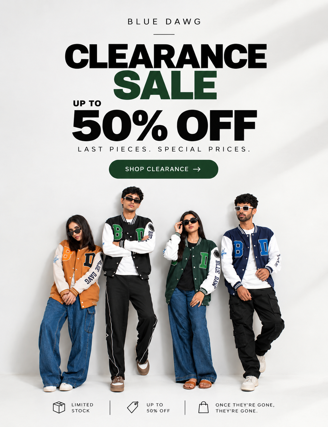 CLEARANCE SALE (UP TO 50% OFF)