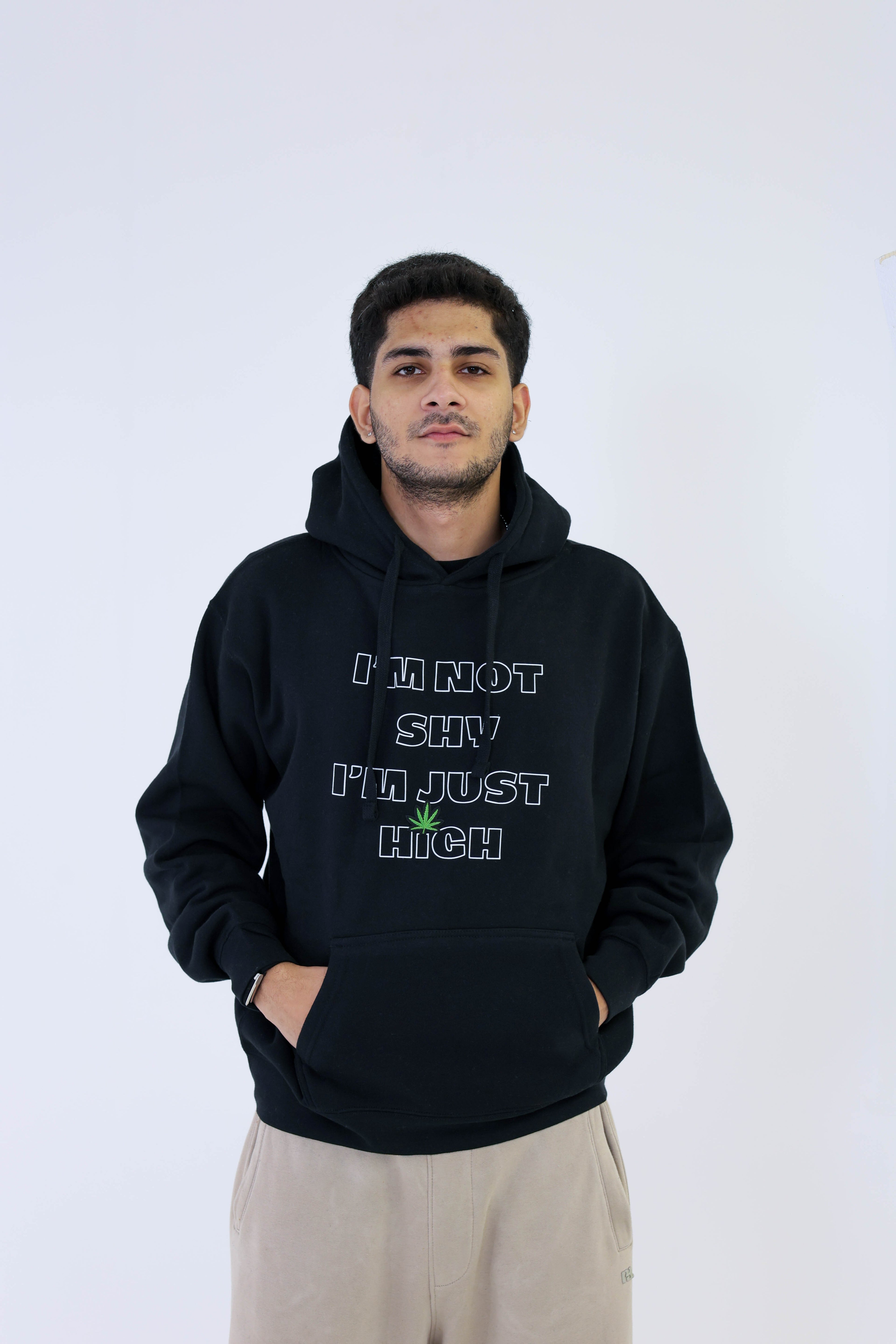 I'M NOT SHY FLUFFY HOODIE