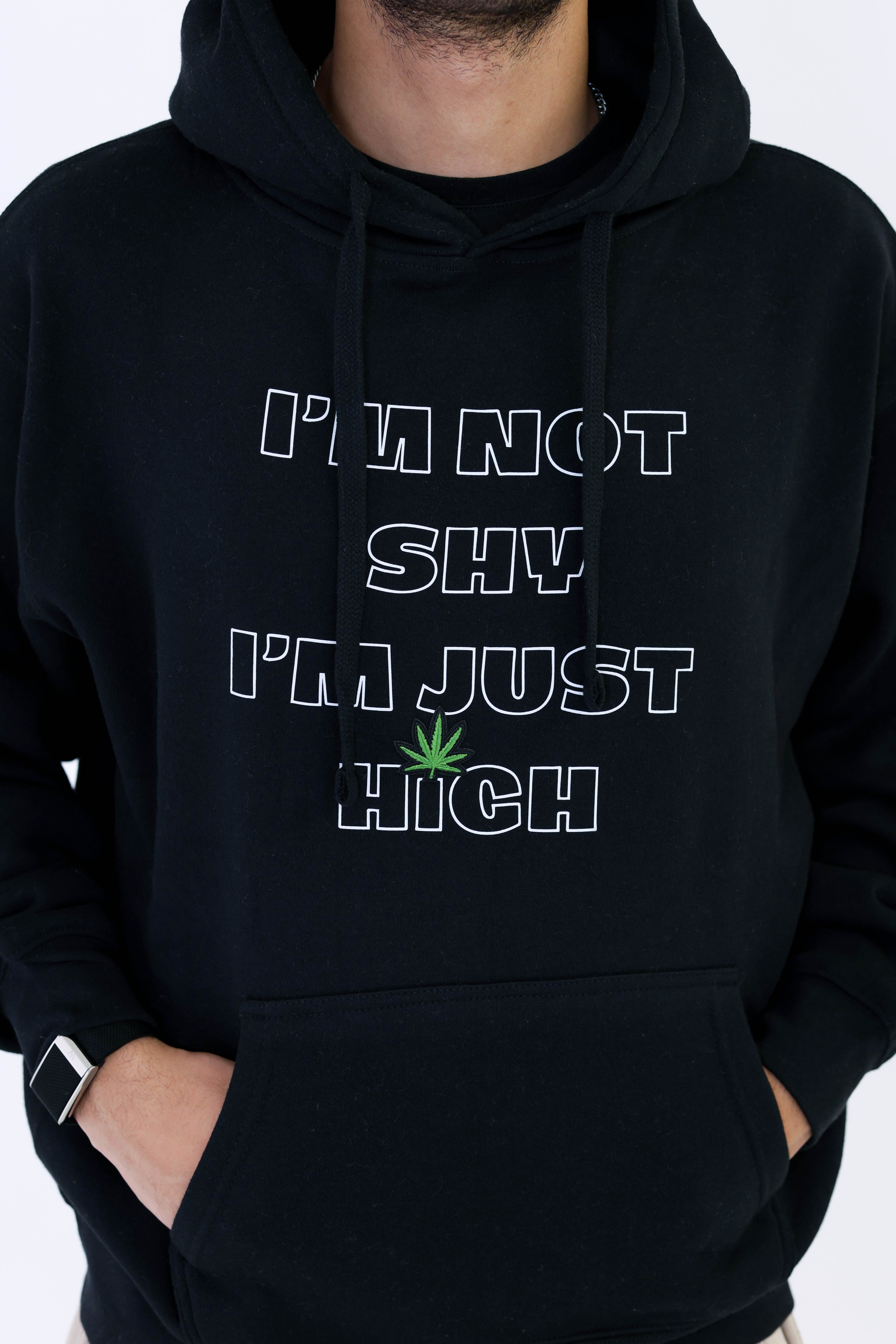 I'M NOT SHY FLUFFY HOODIE