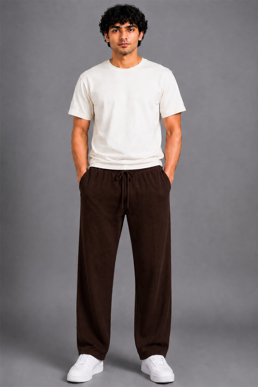 Waffle Knit Trouser