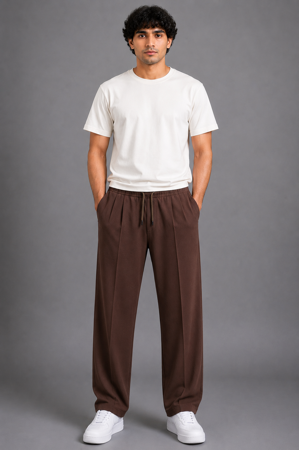 Basic Pleated Trouser