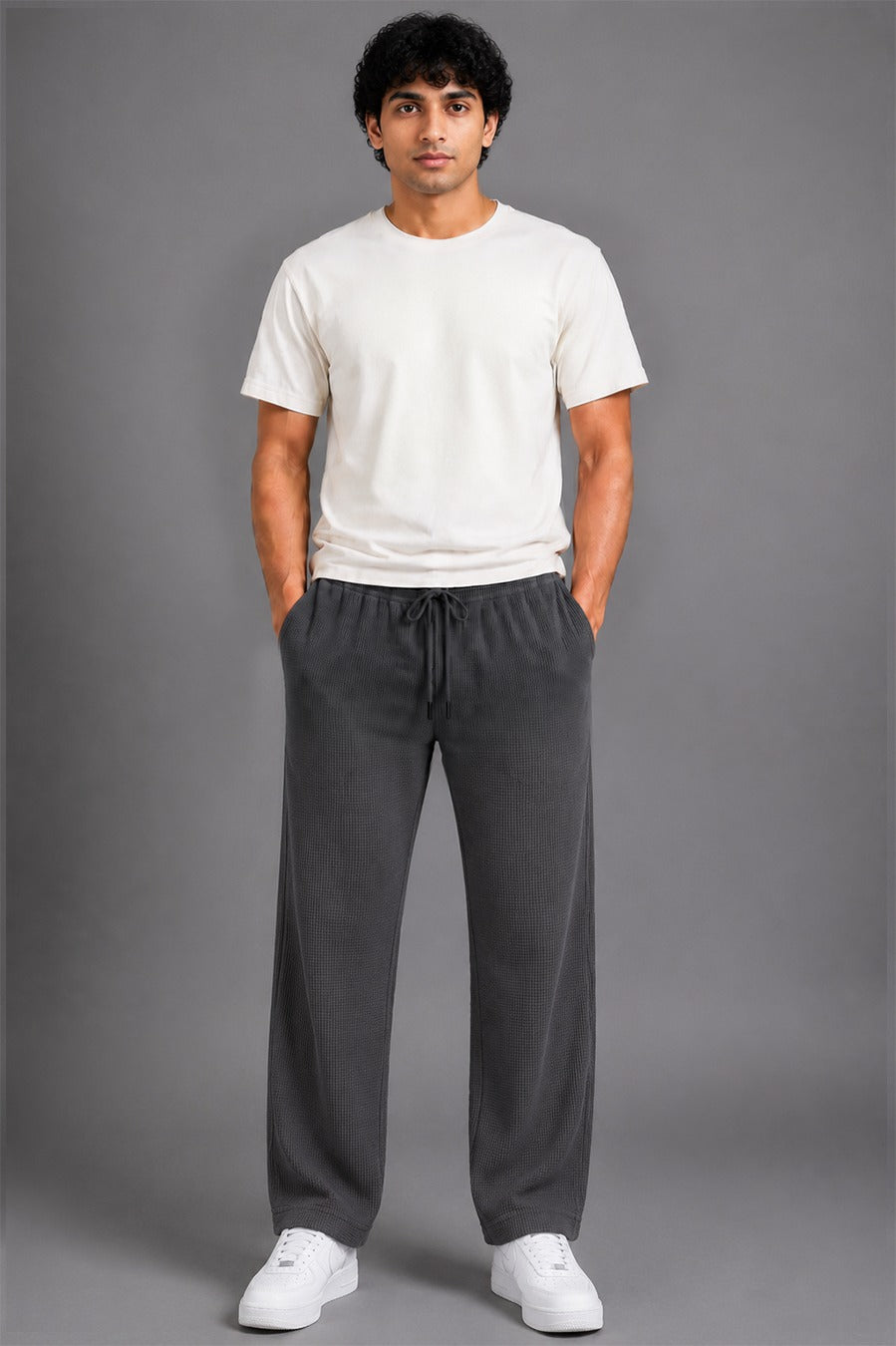 Waffle Knit Trouser