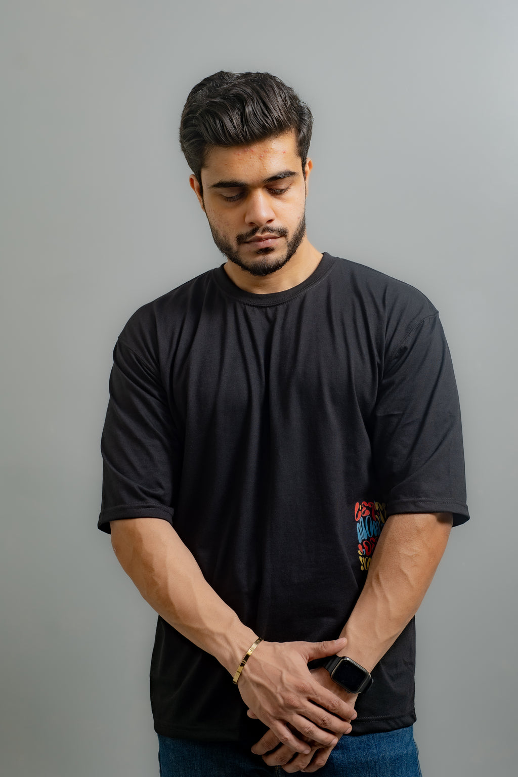 GRAPHIC OVERSIZED T-SHIRT (Let The Moment)