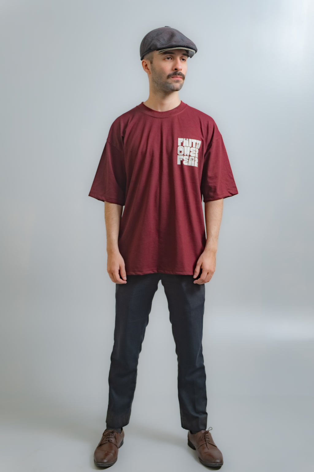 GRAPHIC OVERSIZED T-SHIRT (Faith Over Fear)