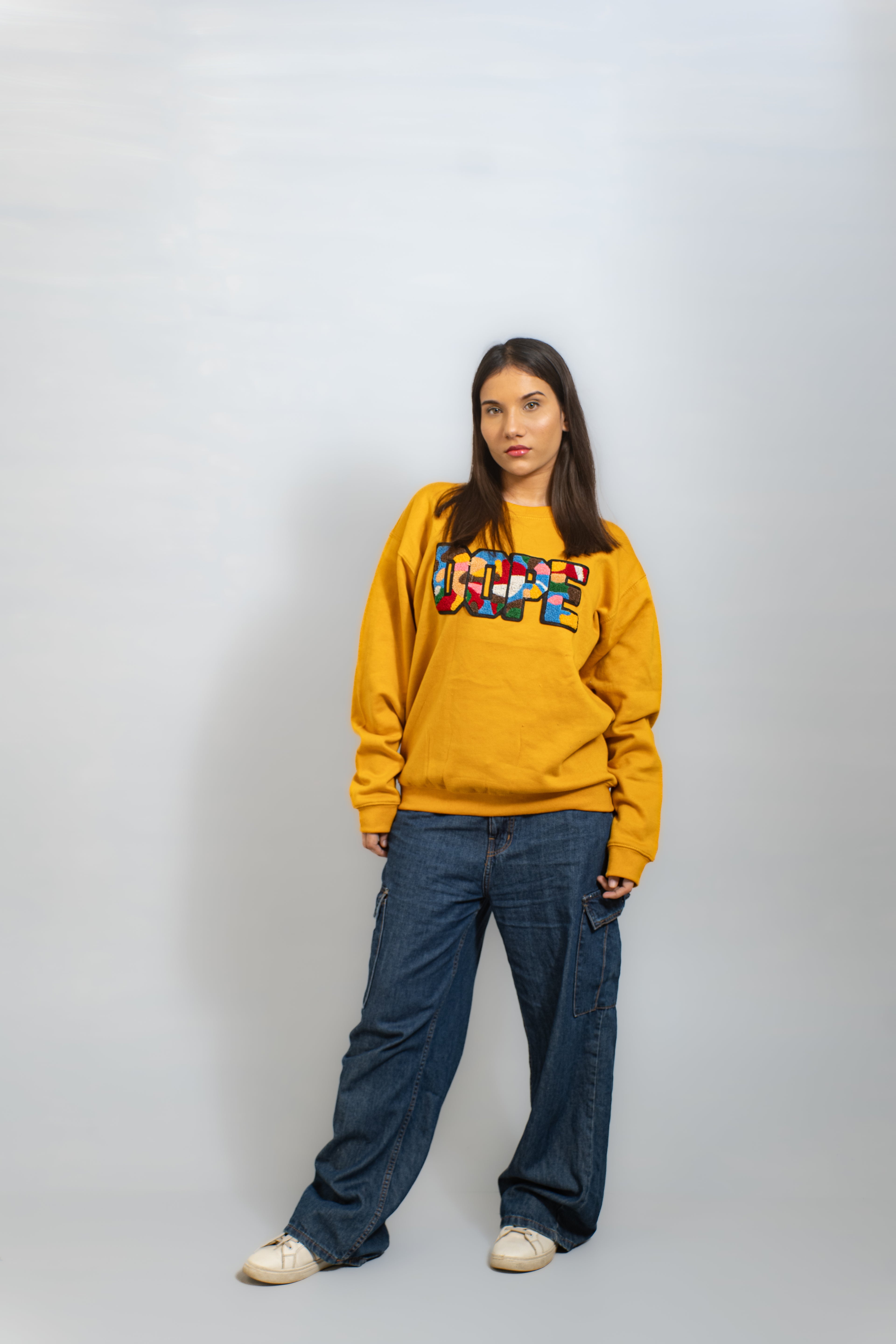 EMBROIDERED DOPE SWEATSHIRT