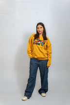 EMBROIDERED DOPE SWEATSHIRT