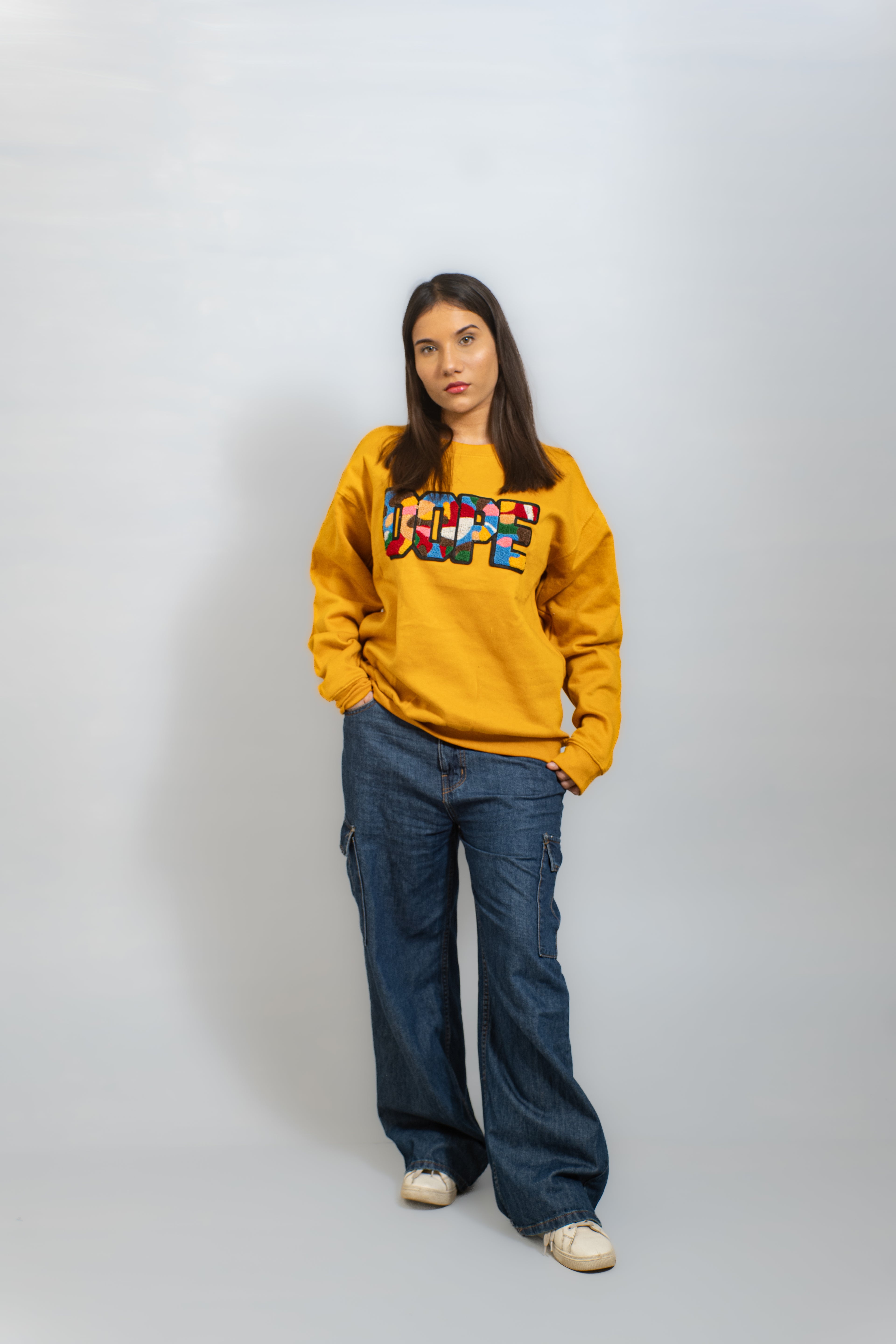 EMBROIDERED DOPE SWEATSHIRT