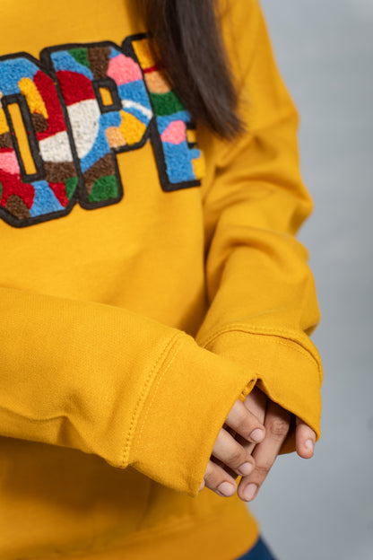 EMBROIDERED DOPE SWEATSHIRT