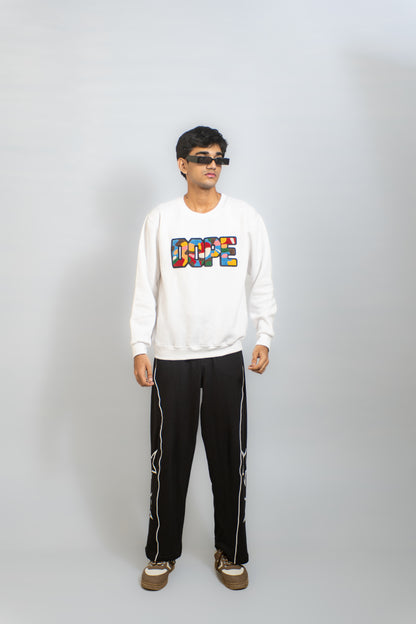 EMBROIDERED DOPE SWEATSHIRT