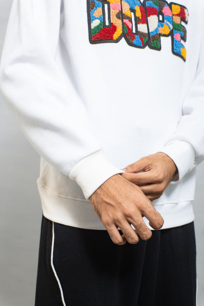 EMBROIDERED DOPE SWEATSHIRT