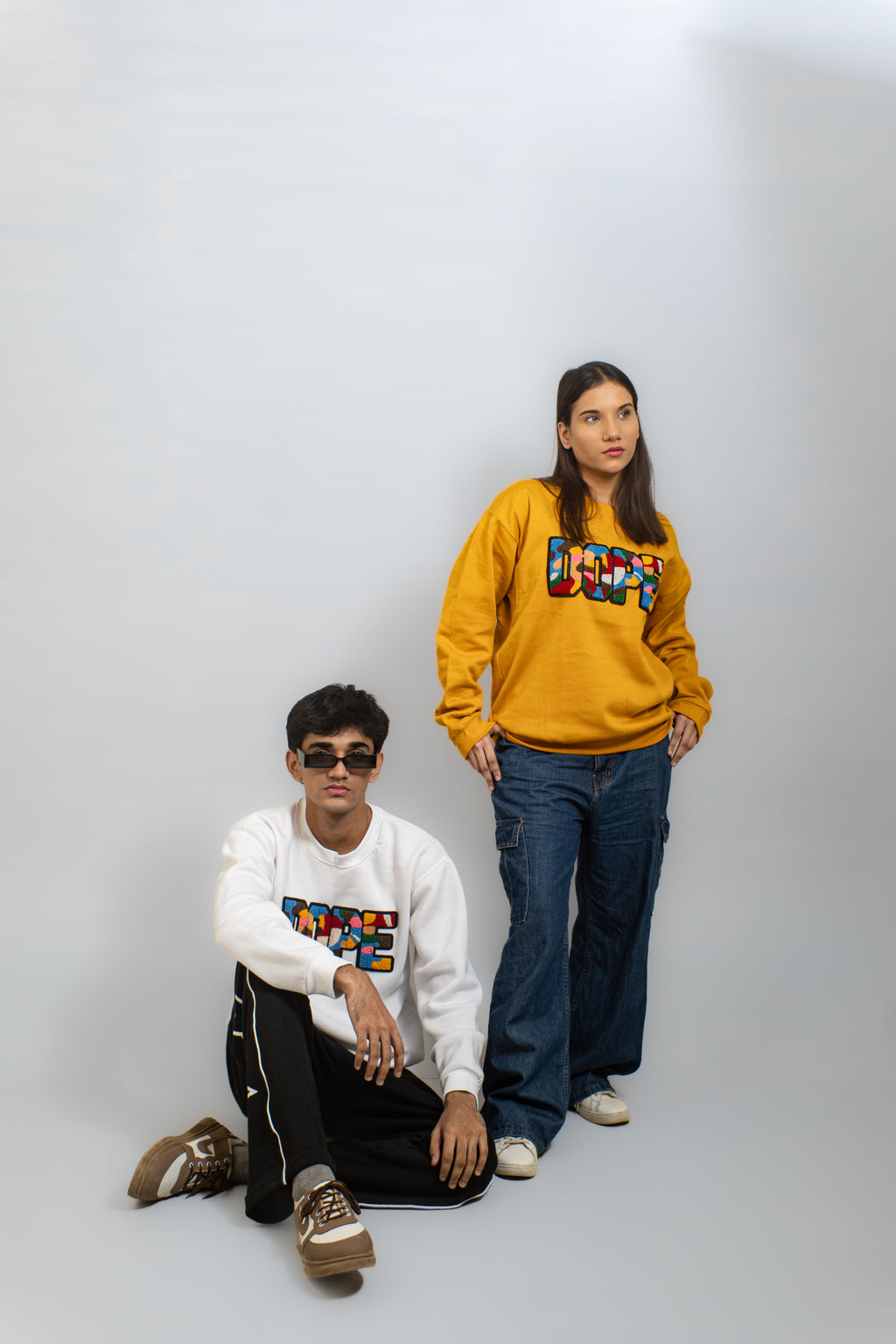 EMBROIDERED DOPE SWEATSHIRT