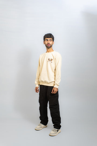 EMBROIDERED WHOOF SWEATSHIRT