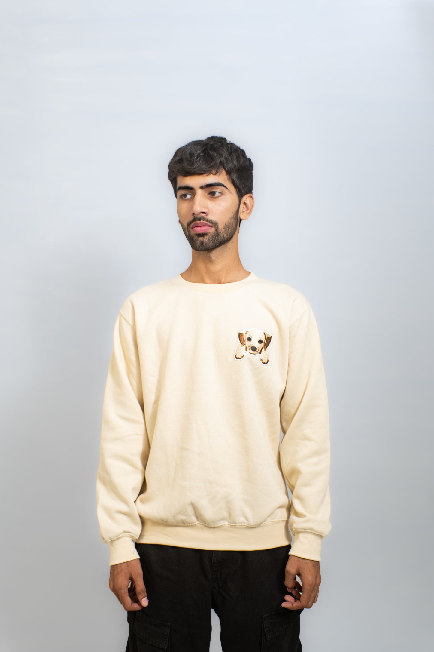 EMBROIDERED WHOOF SWEATSHIRT