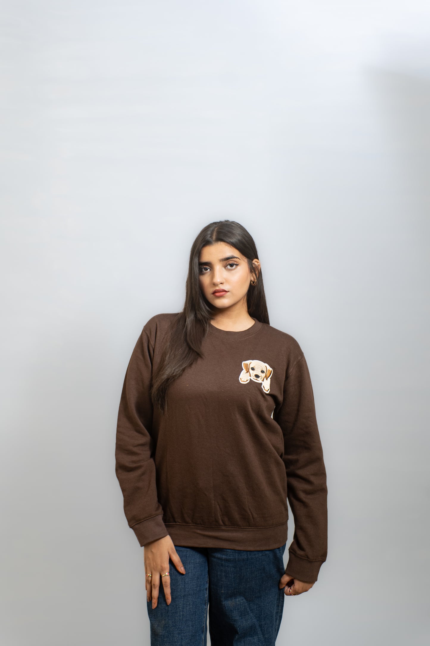 EMBROIDERED WHOOF SWEATSHIRT