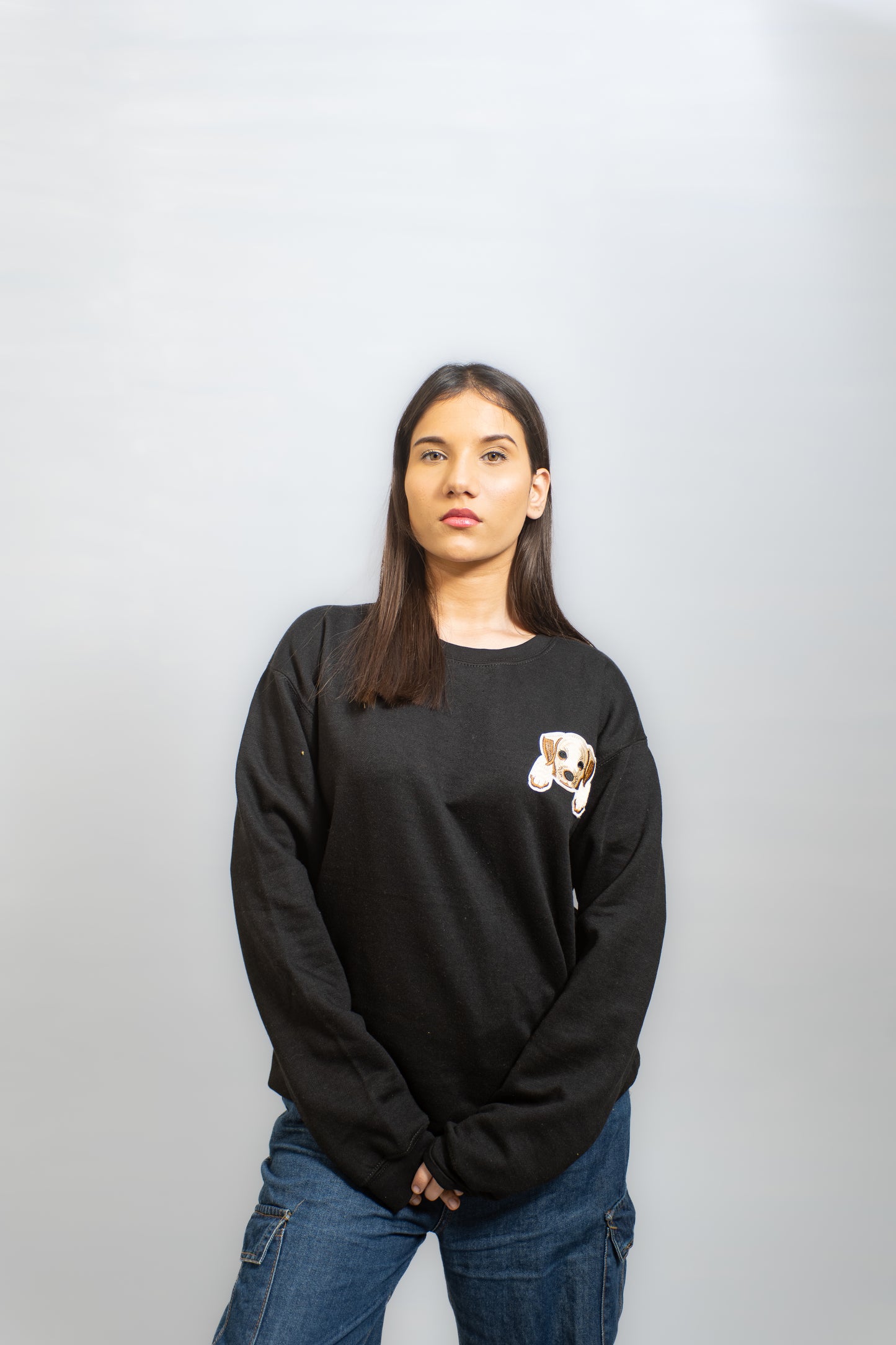 EMBROIDERED WHOOF SWEATSHIRT