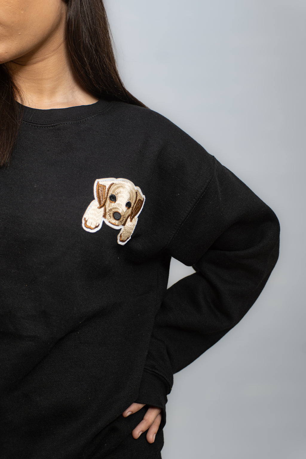 EMBROIDERED WHOOF SWEATSHIRT