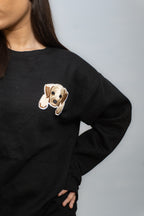 EMBROIDERED WHOOF SWEATSHIRT