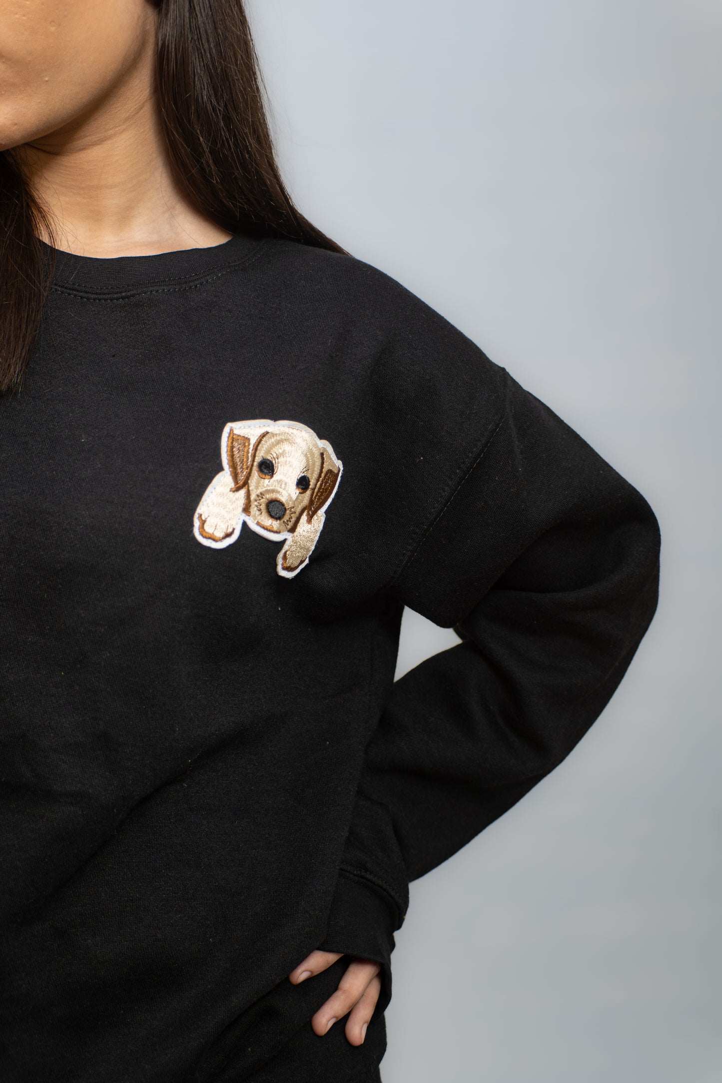 EMBROIDERED WHOOF SWEATSHIRT