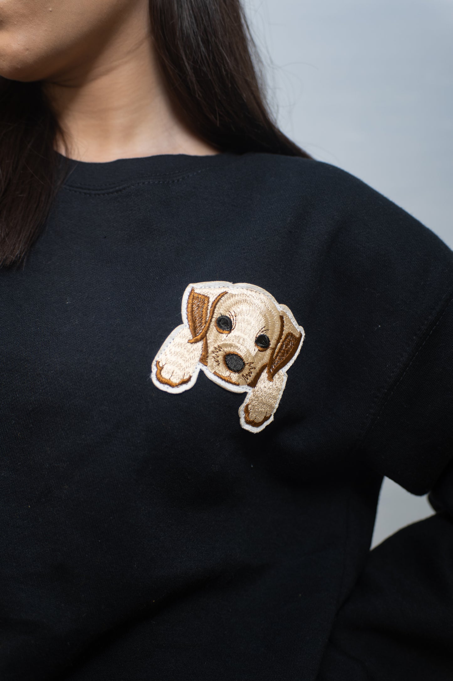 EMBROIDERED WHOOF SWEATSHIRT
