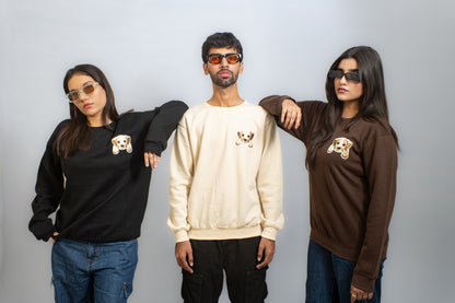 EMBROIDERED WHOOF SWEATSHIRT