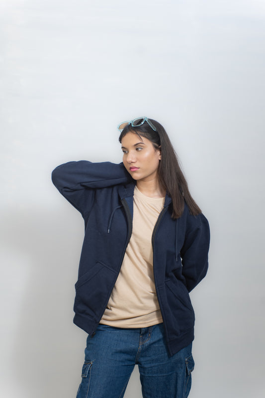 BASIC ZIPPER HOODIE