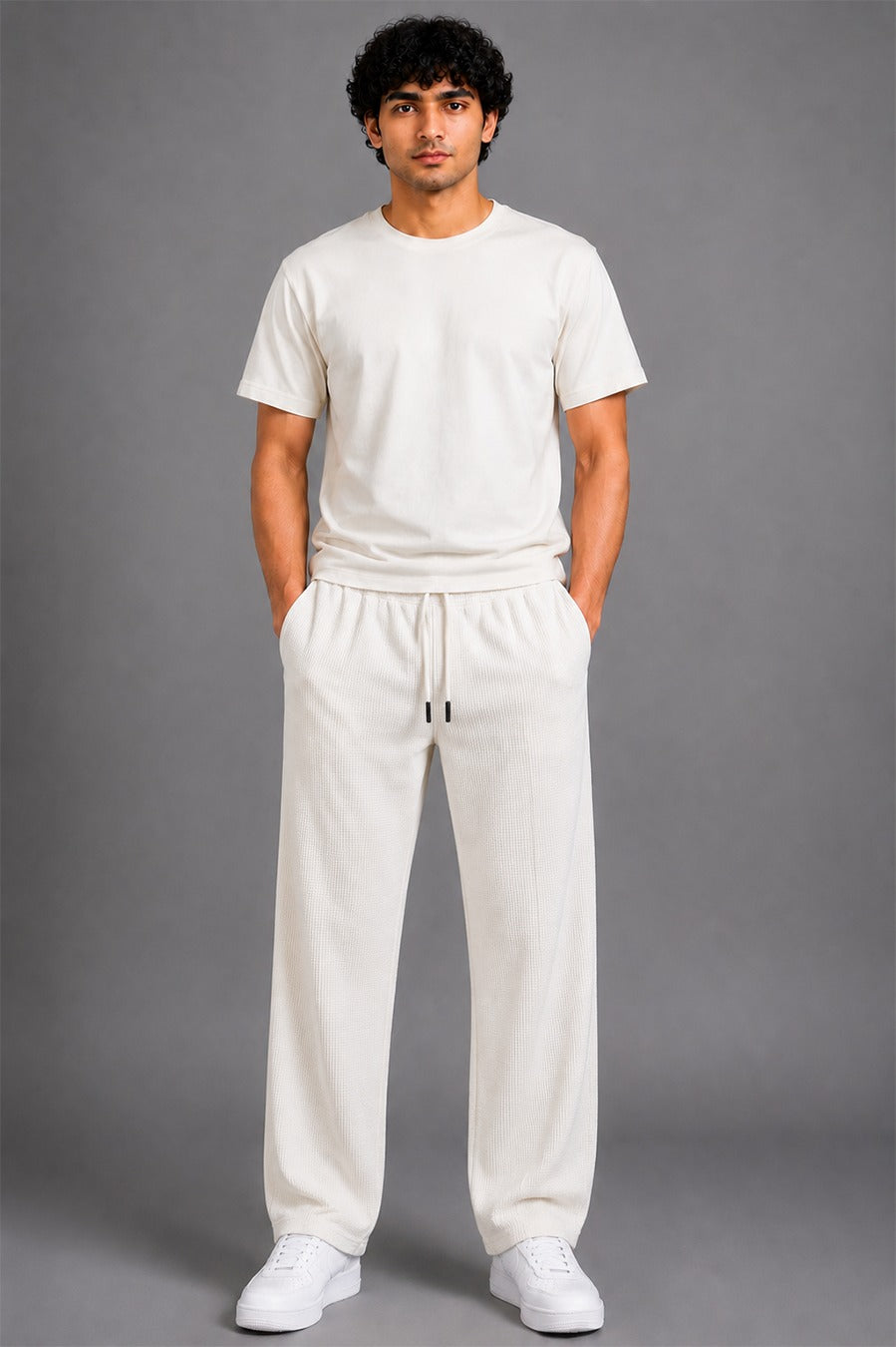 Waffle Knit Trouser