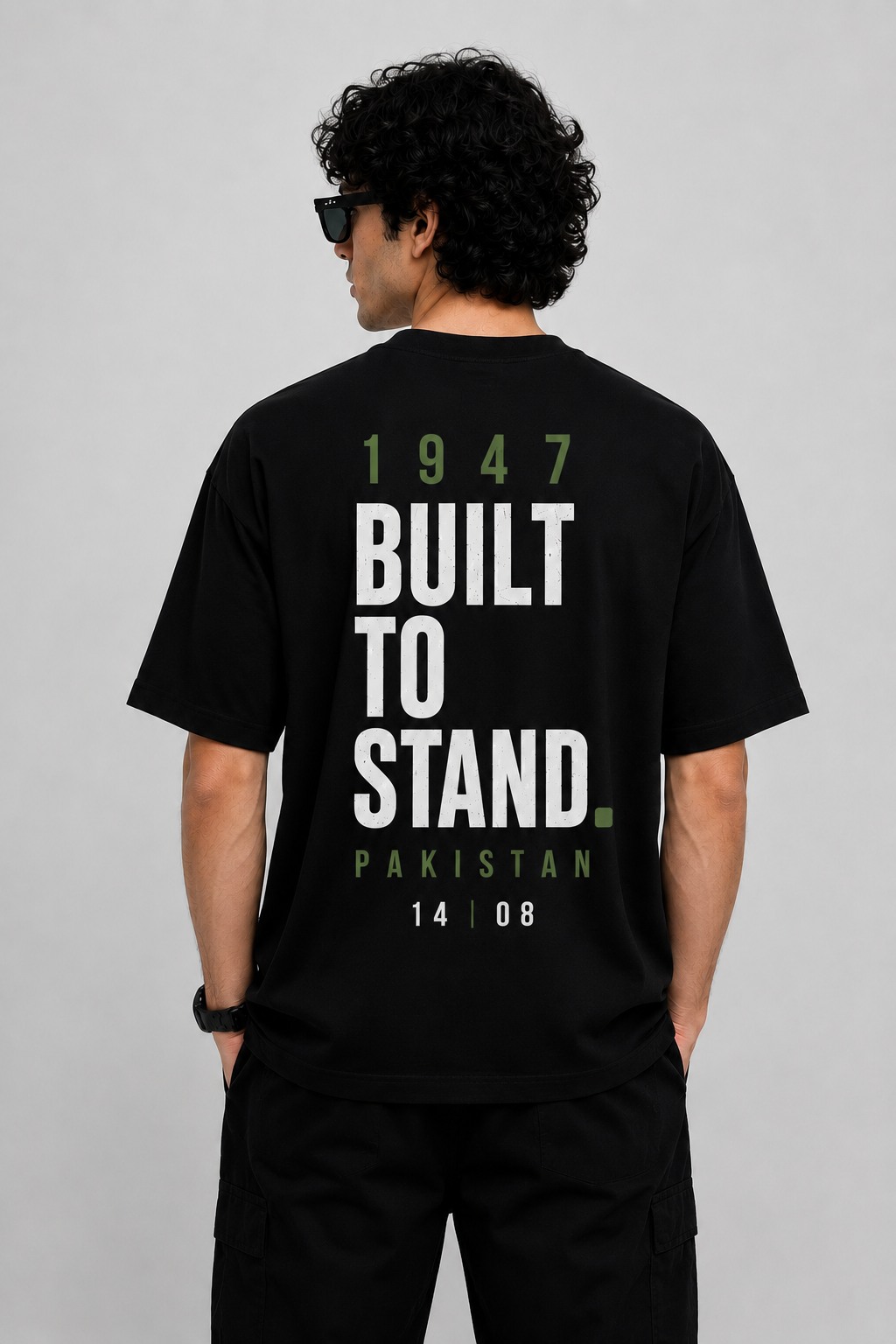 GRAPHIC OVERSIZED T-SHIRT (Built Different)